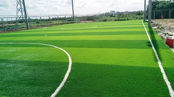 Thi công cỏ nhân tạo sân đa năng tại Nghệ An